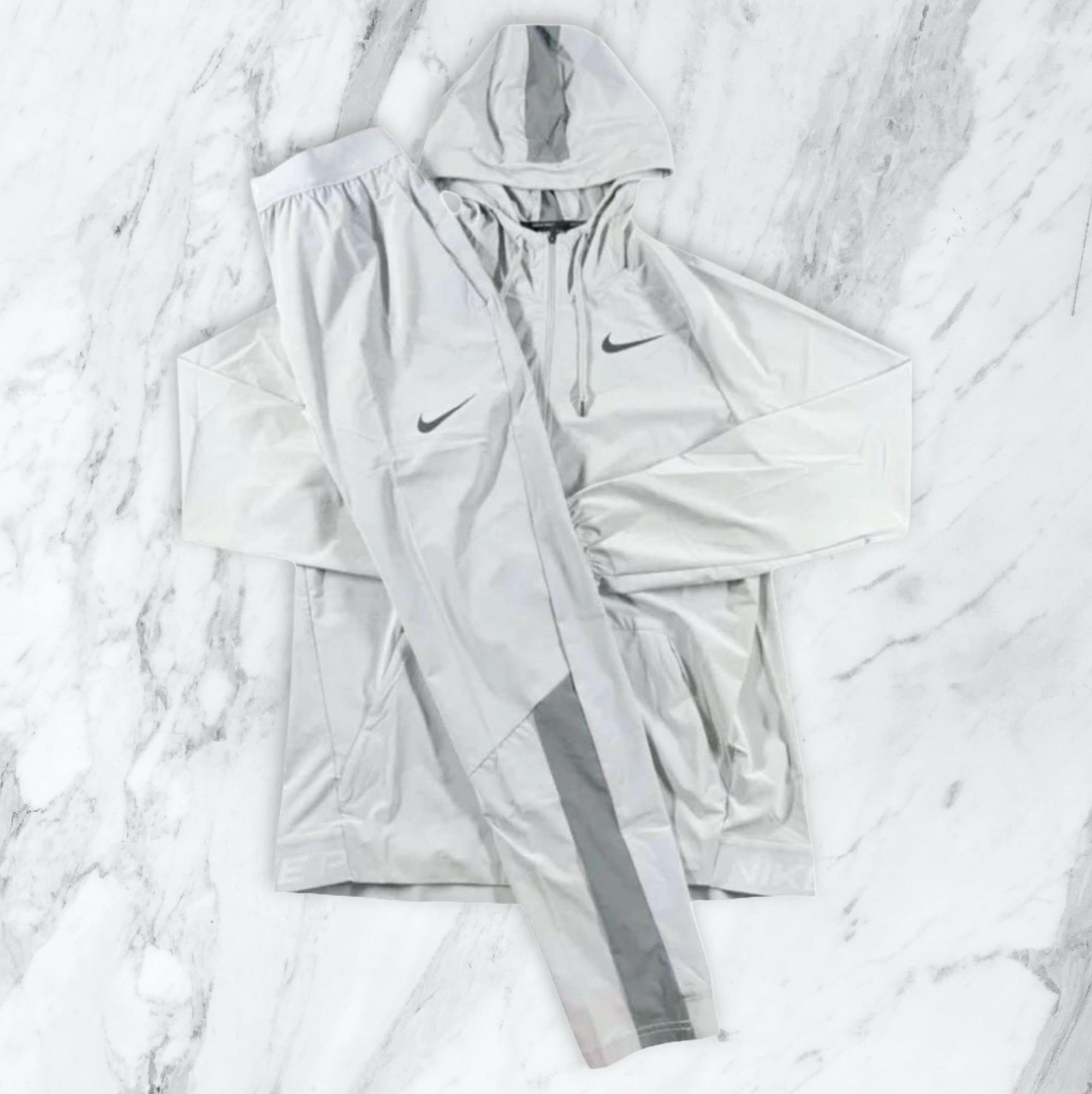 Ensemble Nike running blanc