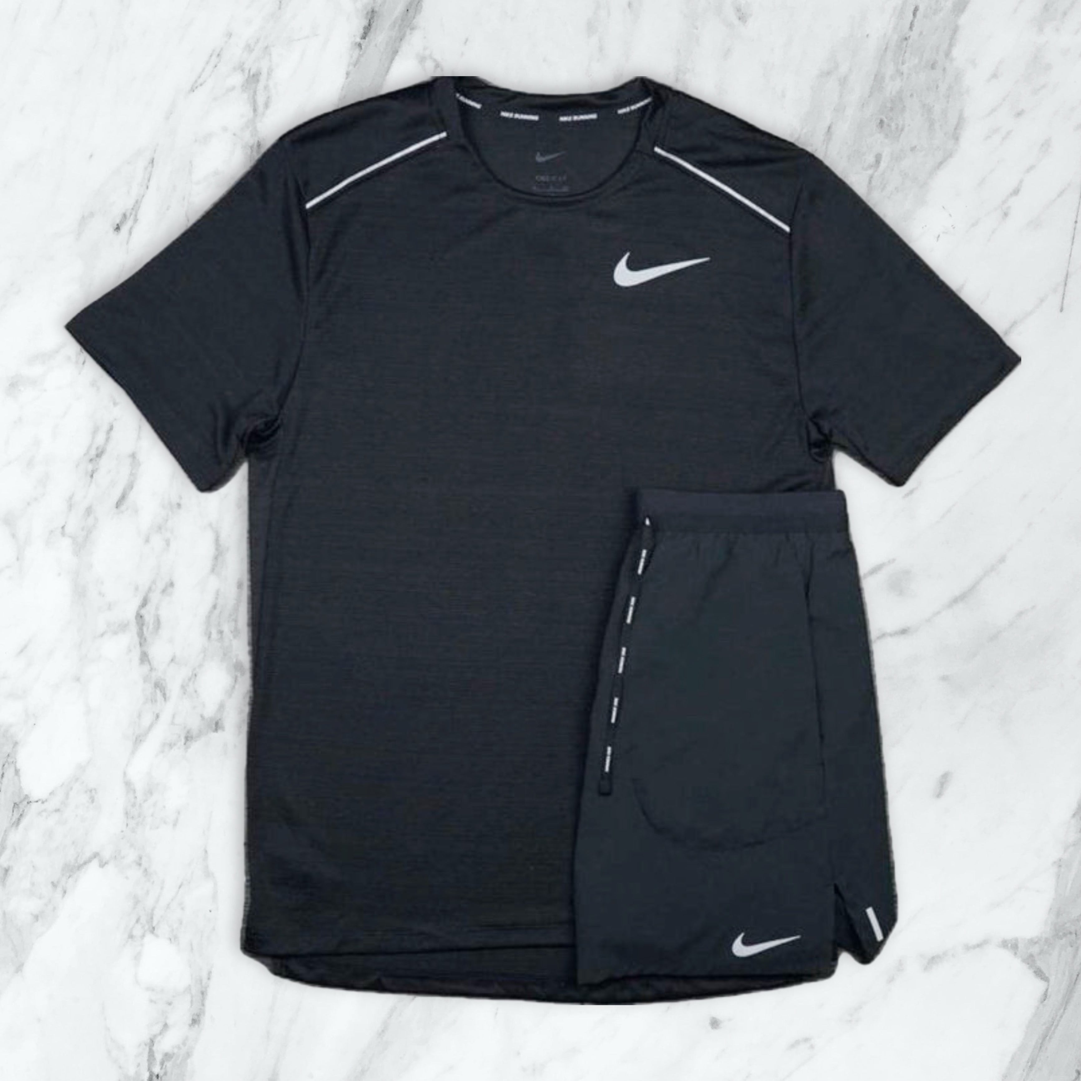 Ensemble Nike running Noir