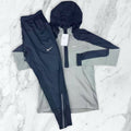 Ensemble Nike running gris / noir